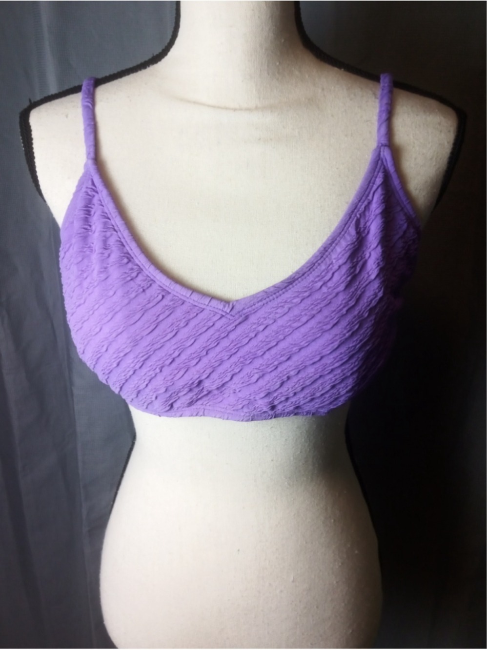 Women's No Boundaries Purple Bikini Top Size XL (15-17)